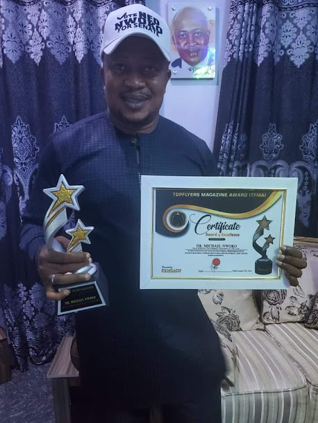 Gov. Okowa’s Aide, Dr. Nwoko bags Topflyers Magazine Most Effective Government Appointee Award
