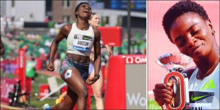 Amusan Secures Historic Third Consecutive Diamond League Title