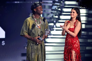 WATCH VIDEO: Rema Triumphs at 2023 MTV Awards, Secures Best Afrobeats Award Over Davido, Burna Boy, and Wizkid