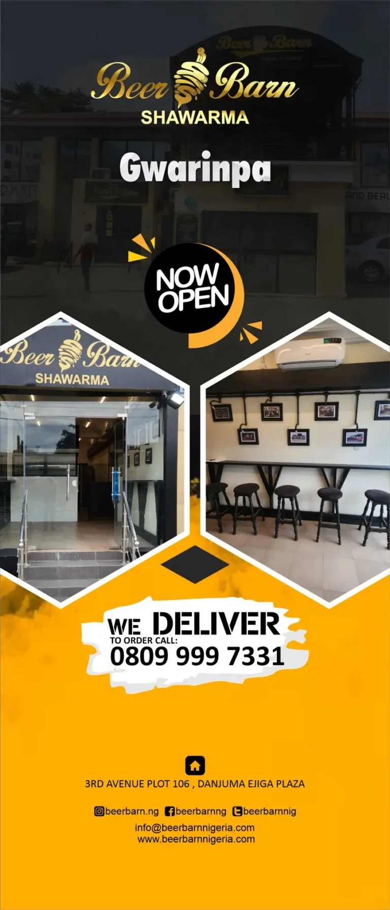 Exciting Update: BEERBARN Shawarma Expands to Gwarimpa