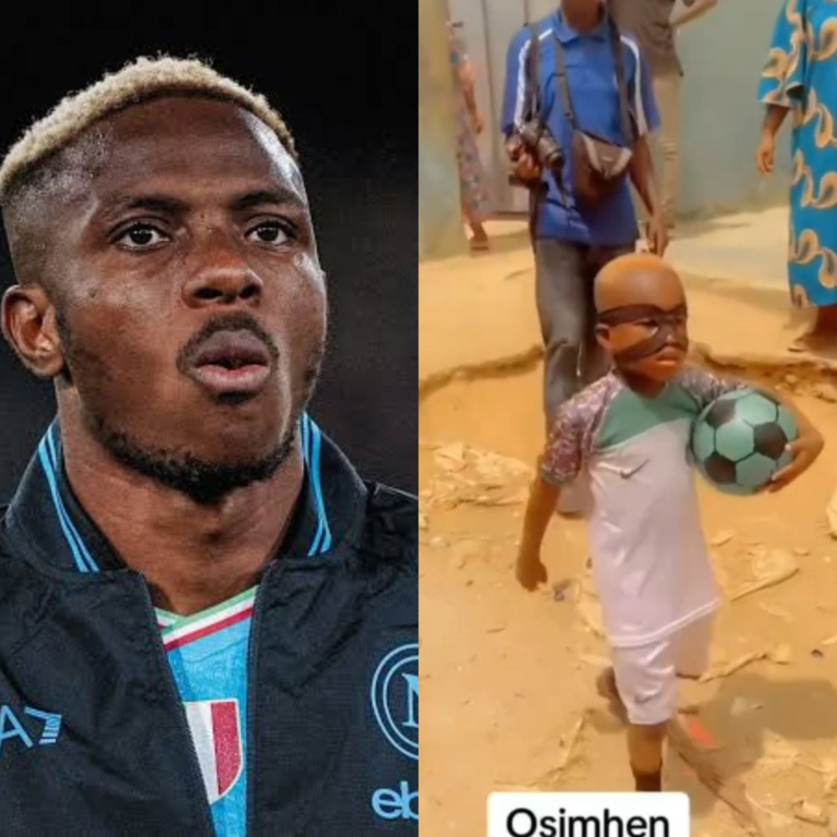 Super Eagles Forward, Victor Osimhen, Gifts Young Fan N2.5m for Impersonation and Football Skills