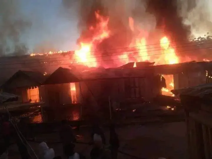 Early Morning Fire Destroys Over 50 Shops at Kano Plywood Market