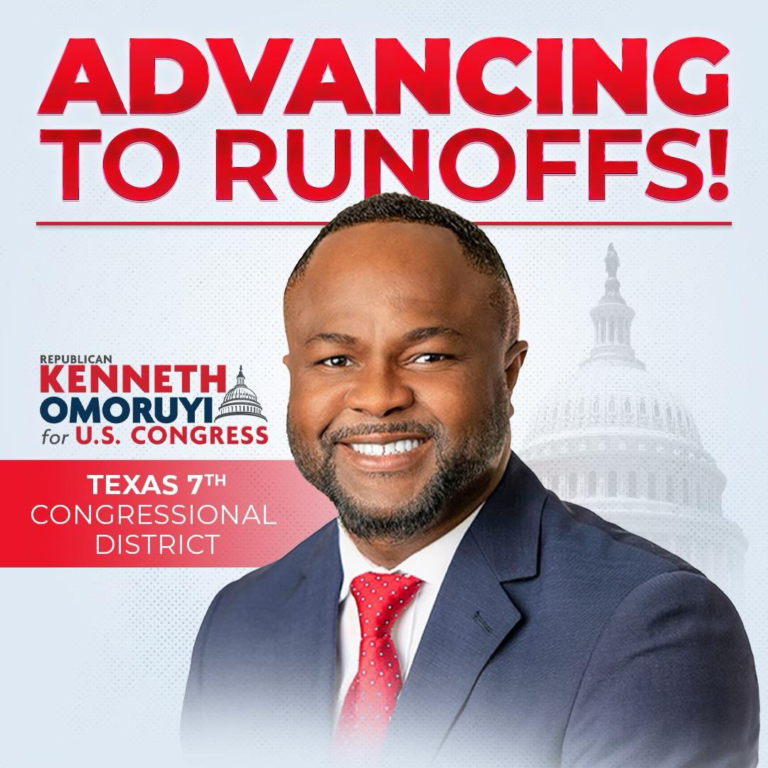 Kenneth Omoruyi: A Beacon of Integrity, Poised to Lead Texas 7th Congressional District Towards Progress