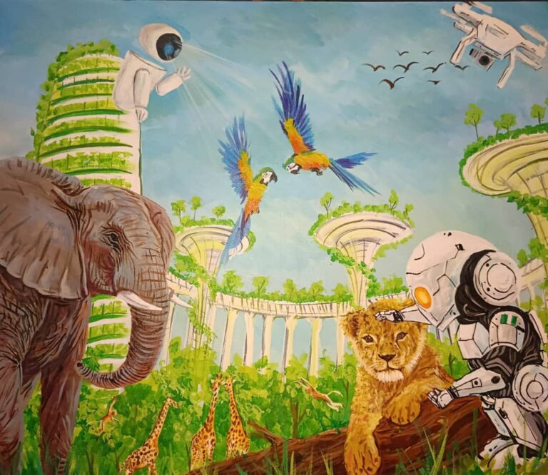 Artistic Brilliance Unleashed: Support Bello in unodcnigeria #BeWildForNature Competition: A Rising Star in the Art World!