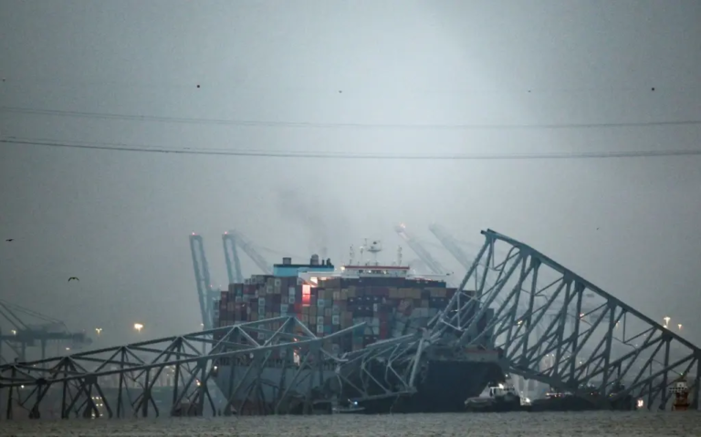 Baltimore Bridge Collapse: Two Workers Dead, Six Missing After Cargo Ship Collision