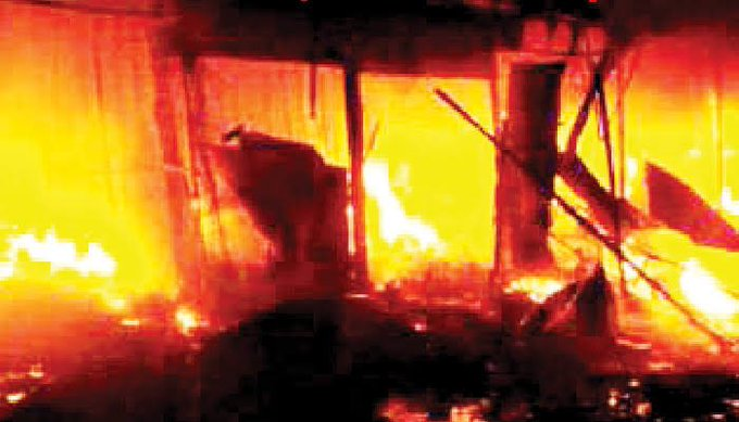 UPDATE: Fire Engulfs Owode Market in Kwara State, Destroying Several Shops