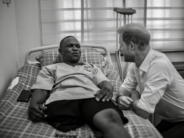 Prince Harry’s Visit to Kaduna Military Hospital Uplifts Wounded Soldiers
