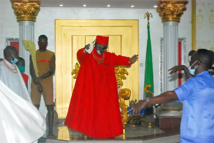 Joyful Homecoming: Oba of Benin Celebrates Return of Looted Artefacts from Germany