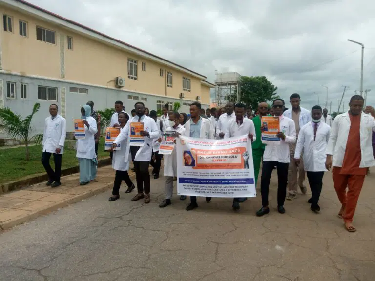 Resident Doctors Urge Swift Action for Release of Kidnapped Colleague