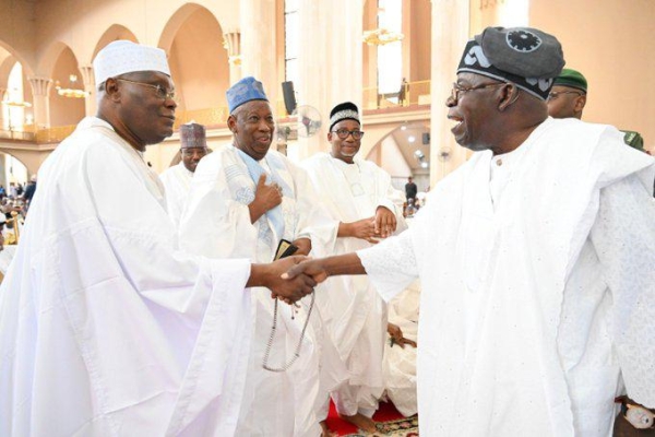 Political Heavyweights Unite as Tinubu and Atiku Attend Goje’s Daughter’s Wedding in Abuja