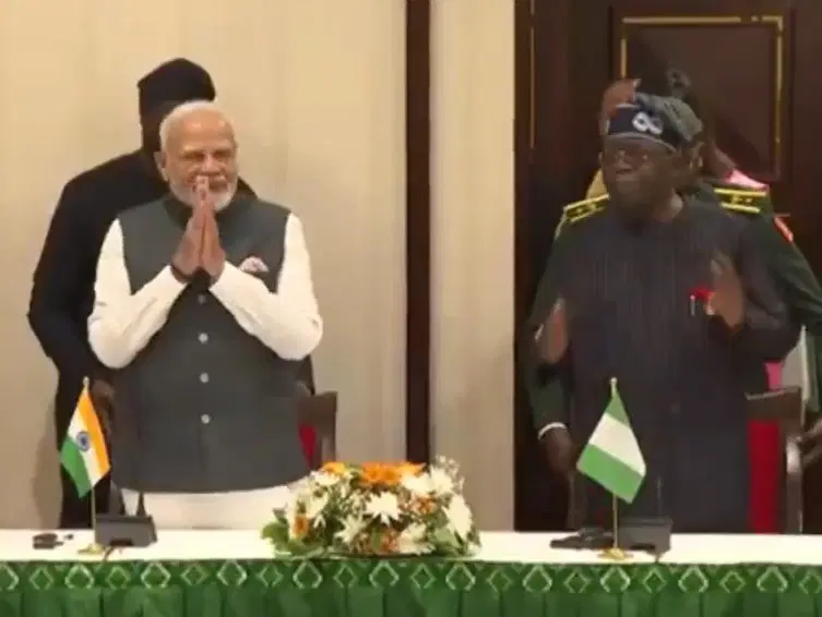 Tinubu Hosts Indian Prime Minister Modi in Historic Abuja Visit