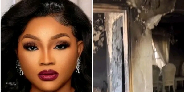 Nollywood Star Mercy Aigbe’s Lagos Mansion Destroyed by Fire