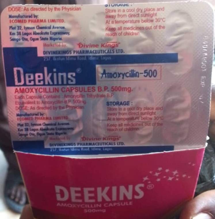 NAFDAC Issues Recall of Deekins Amoxicillin Capsules Over Adverse Reactions