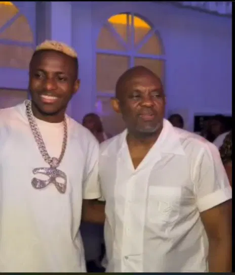 Victor Osimhen Joins A-List Celebrities at Tony Elumelu’s Exclusive All-White Party in Lagos
