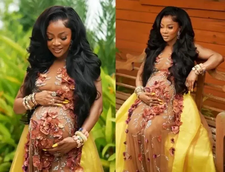 Toke Makinwa Celebrates Arrival of Baby Girl, Calls Daughter ‘Her Miracle’